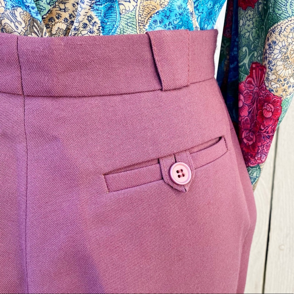 SOLD Condor Lilac Center Creased Trousers - Picture 7 of 8